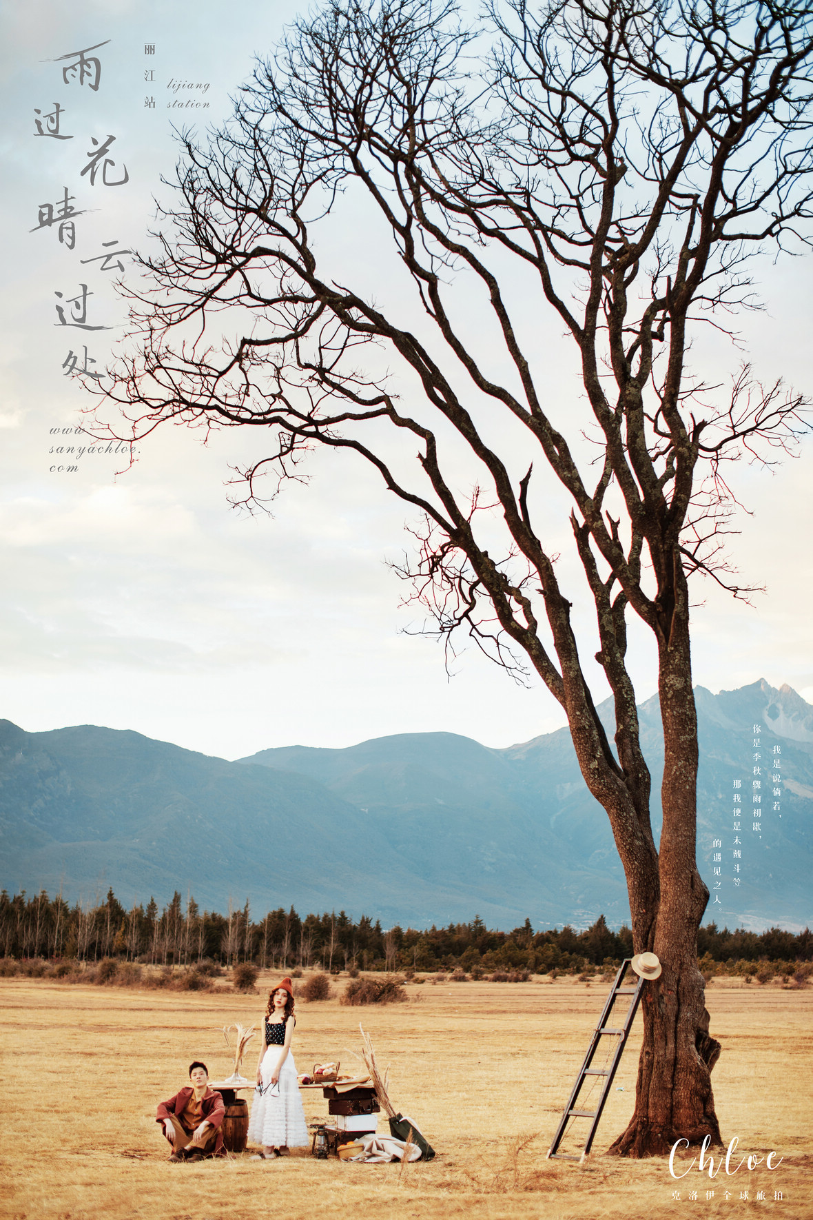 踏着轻快的脚步而我们悄悄路过用着羞涩的言语它们默默呢喃风絮语着