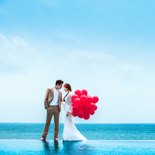 海与天成一线,我与你一辈子